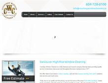 Tablet Screenshot of courtesywindowcleaners.ca
